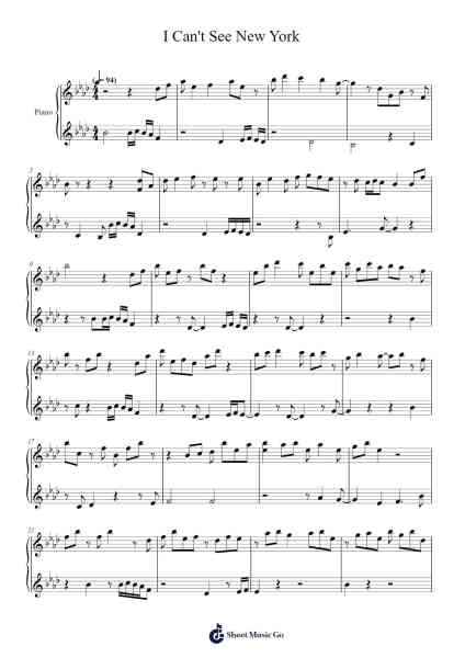 I Can't See New York Sheet Music by Tori Amos-Arr.Narion
