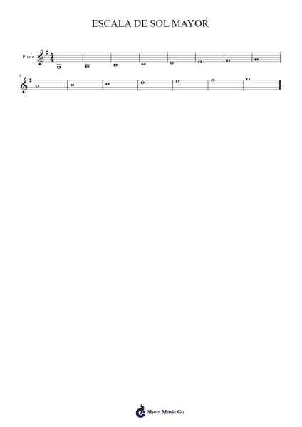 ESCALA DE SOL MAYOR Sheet Music by Musica y Artes Ravel-Arr.Leclair