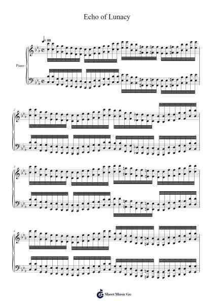 Echo of Lunacy Sheet Music by Yorksoon-Arr.Fantus