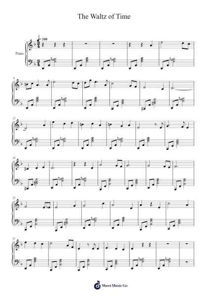The Waltz of Time Sheet Music by Montchel Oskes-Arr.Hedbill