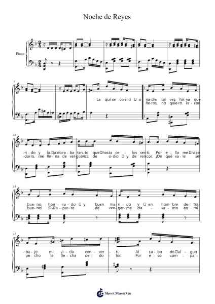 Noche de Reyes Sheet Music by Pedro Maffia/Pedro Laurenz-Arr.Rhofey Ramsfox