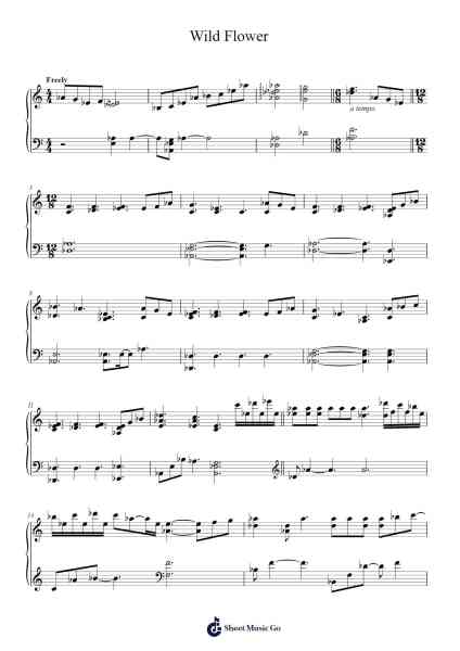Wild Flower Sheet Music by Park Hyo Sin-Arr.Brathus Maydave
