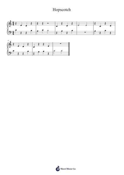 Hopscotch Sheet Music by -Arr.Wordfoe Hymar