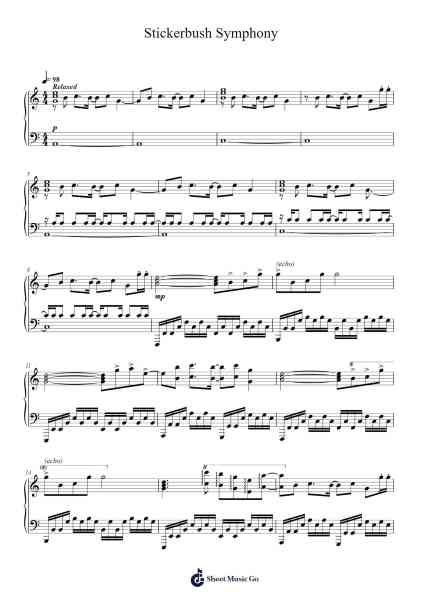 Stickerbush Symphony Sheet Music by David Wise-Arr.Deanlay Dulsnow
