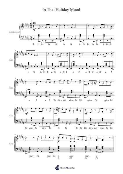 In That Holiday Mood / Vacation - Miitopia Sheet Music by Toshiyuki Sudo/Shinji Ushiroda/Yumi Takahashi/Megumi Inoue-Arr.Chauburne Fowblair