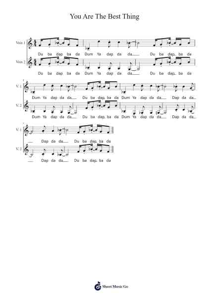 You Are The Best Thing Sheet Music by Ray LaMontagne-Arr.Borgriel