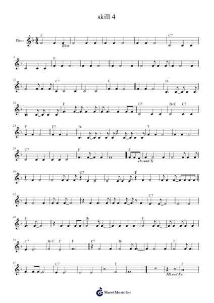 skill 4 Sheet Music by -Arr.Kawar Rusfrank