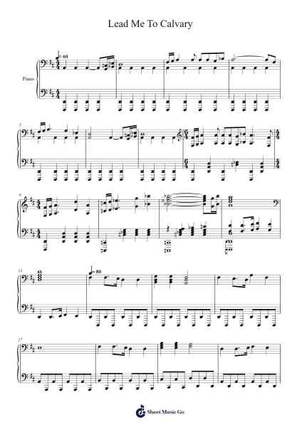 Lead Me To Calvary Sheet Music by William Kirkpatrick-Arr.Joanvieve