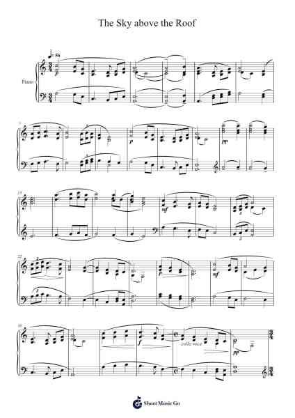 The Sky above the Roof Sheet Music by Ralph Vaughan Williams-Arr.Virquinn Hoodvid
