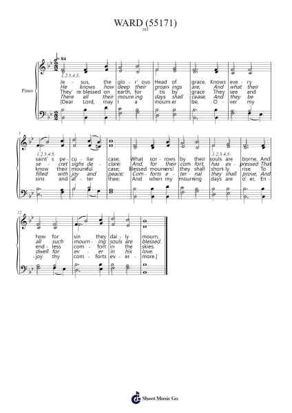 Blessed Are They That Mourn Sheet Music by Lowell Mason-Arr.Wyattnix Abniel