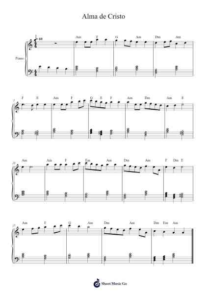 Alma de Cristo Sheet Music by Paulo Amorim-Arr.Keplus