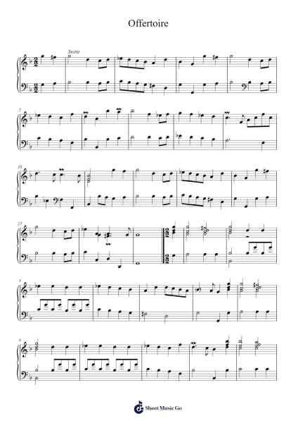 Offertoire Sheet Music by Louis Archimbaud-Arr.Simpdre