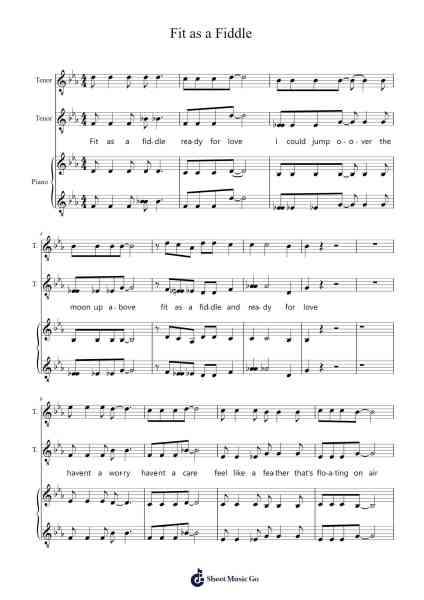 Fit as a Fiddle Sheet Music by Brown and Freed-Arr.Steinrett Elmen