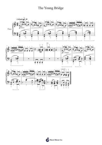 For Children, Book I, Hungarian Folk Songs, No.17 "The Young Bridge" Sheet Music by Béla Bartók-Arr.Virgreg