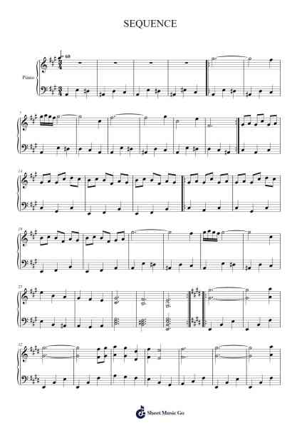 SEQUENCE - A. R. C. Sheet Music by A. R. C.-Arr.Mewood Teries