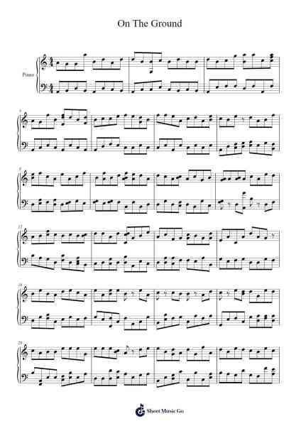 On The Ground Sheet Music by Gwenli-Arr.Trund Milsoll