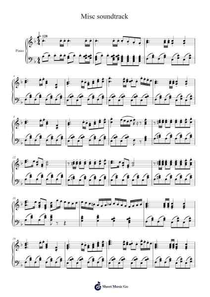 Misc soundtrack Sheet Music by undefined-Arr.Aslan Wordford