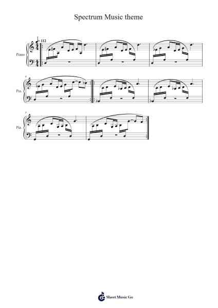 Spectrum Music theme Sheet Music by ZEED x VALORANT-Arr.Lamjane