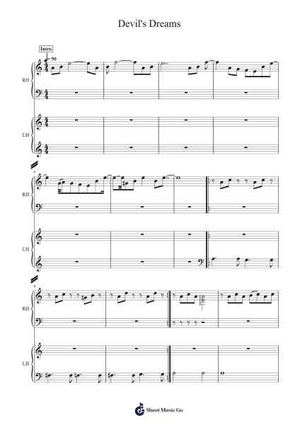 Devil's Dreams Sheet Music by Эпидемия-Arr.Wergiles Harwer