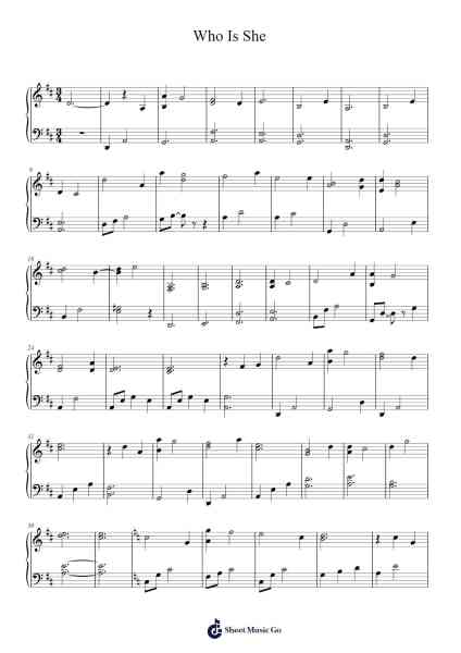 Who Is She Sheet Music by Patrick Doyle-Arr.Youngfield
