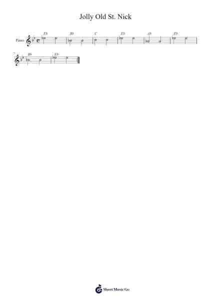 Jolly Old St. Nick 乐谱由 undefined - 编曲 Franfield Pricecil