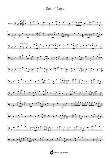 Sea of Love Sheet Music by George Khoury/Philip Batiste-Arr.Subill