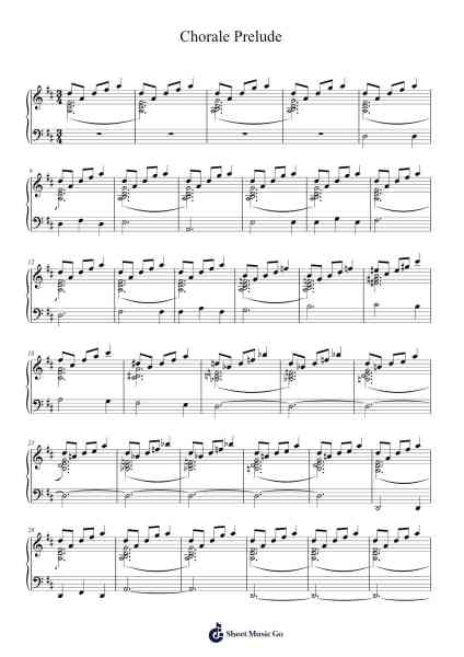 Chorale Prelude Sheet Music by Andrew Sutherland-Arr.Jecie Youngjean
