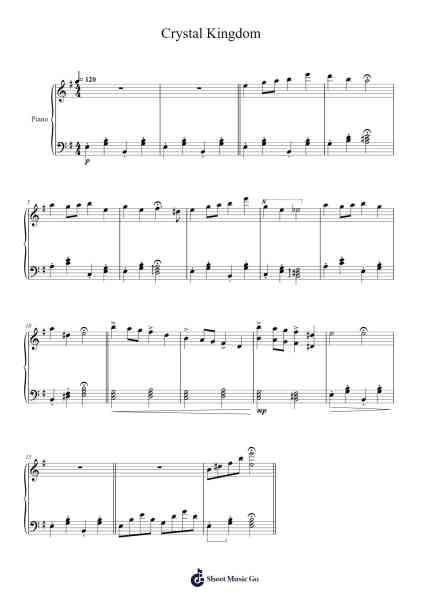 Crystal Kingdom Sheet Music by Griffin McElroy-Arr.Crichriet Hawreen