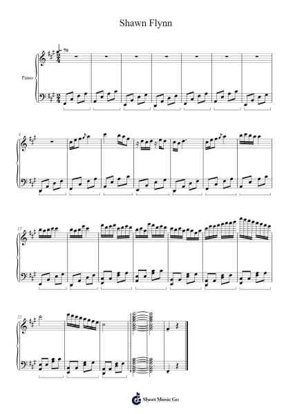 Shawn Flynn Sheet Music by Shawn Flynn-Arr.Rooryl Petnoel