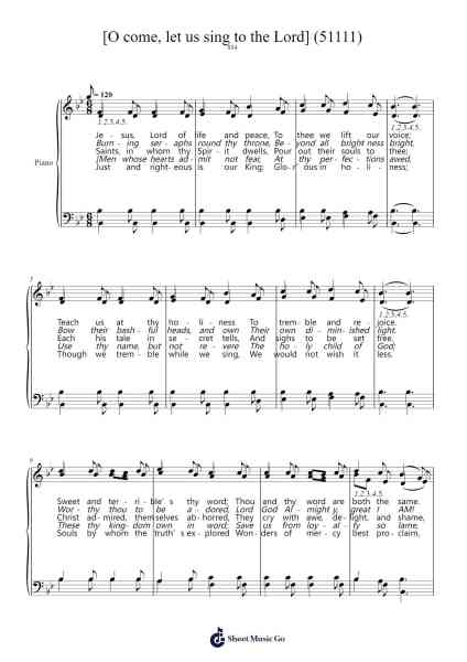 Tremble and Rejoice at Thy Holiness Sheet Music by Isaac Baker Woodbury-Arr.Birwylde