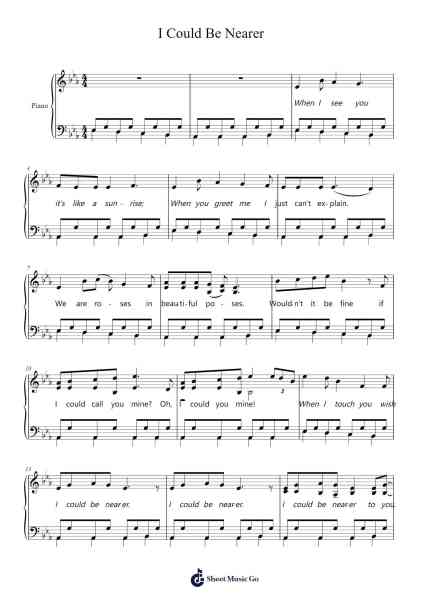 I Could Be Nearer Sheet Music by D. J. Duncan-Arr.Abralph Strares