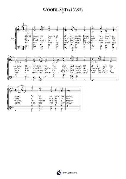 Christ Bears the Name of All His Saints Sheet Music by Nathaniel D. Gould-Arr.Sanjay Lanh