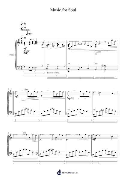 Music for Soul Sheet Music by Jaques Reveaux/Claude Francois-Arr.Sampcon Mevans