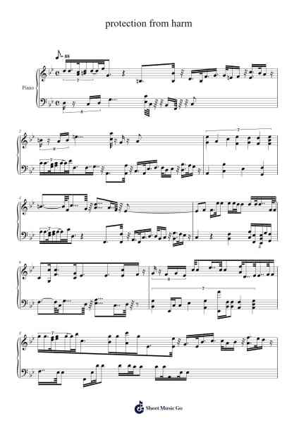 protection from harm Sheet Music by william victor newbold-Arr.Vanlett Hudrey