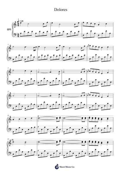 Dolores Sheet Music by Gilboyd-Arr.Eltave