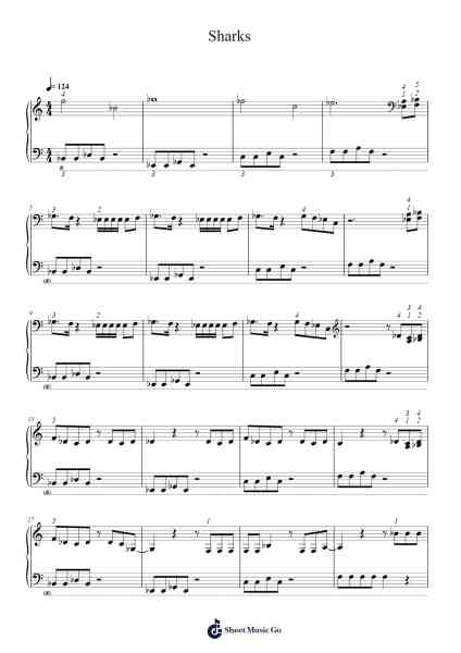 Sharks Sheet Music by Imagine Dragons-Arr.Westier Haylay