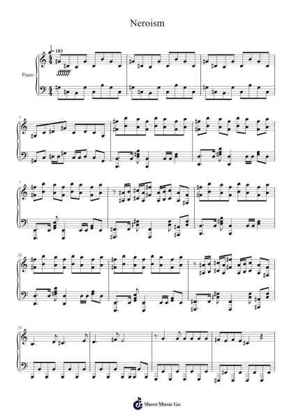 Neroism Sheet Music by Kairiki Bear-Arr.Vingai Parryl