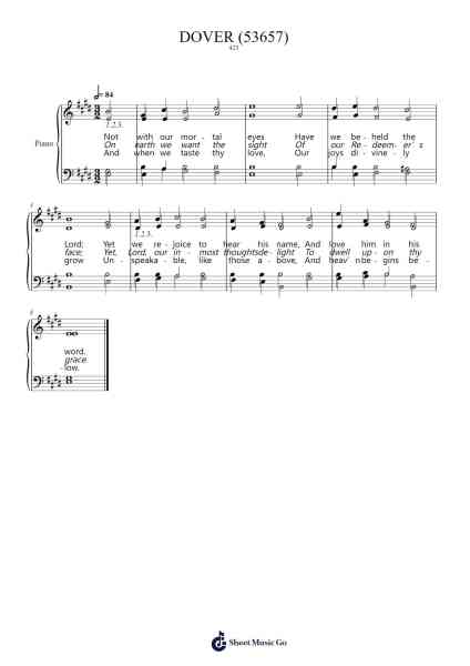 Whom Having Not Seen, Ye Love Sheet Music by Isaac Watts-Arr.Noelje