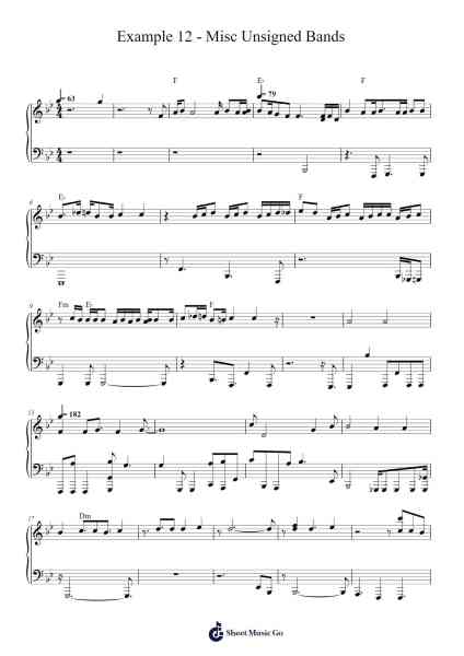 Example 12 - Misc Unsigned Bands Sheet Music by Misc Unsigned Bands-Arr.Trutor Hubno