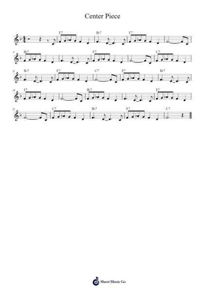 Center Piece Sheet Music by Robipad-Arr.Molta