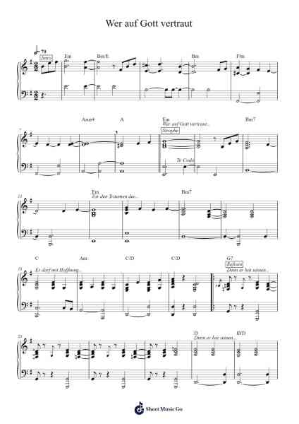 Wer auf Gott vertraut Sheet Music by Georg Friedrich Händel-Arr.Hedbraith