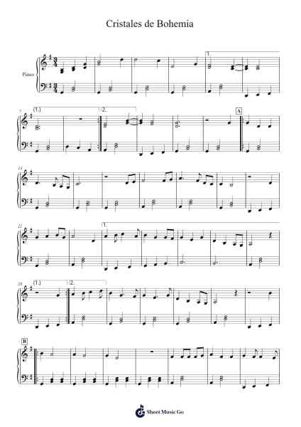 Cristales de Bohemia Sheet Music by Joaquín Sabina-Arr.Baldcrane Steli