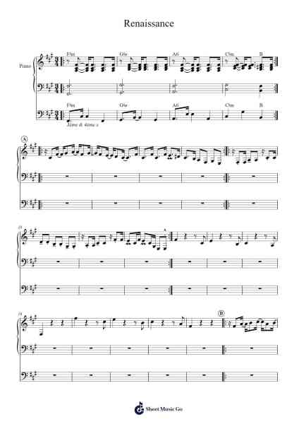 Renaissance Sheet Music by Louis Matute-Arr.Wolflor Coltrid