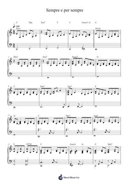 Sempre e per sempre Sheet Music by Francesco De Gregori-Arr.Subill