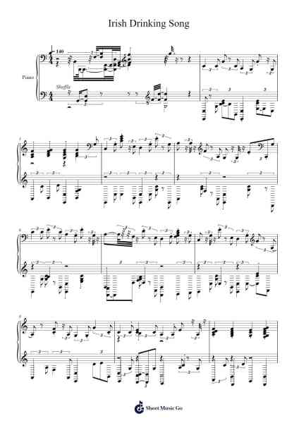 Irish Drinking Song Sheet Music by Laura Hall-Arr.Osham Noelchi