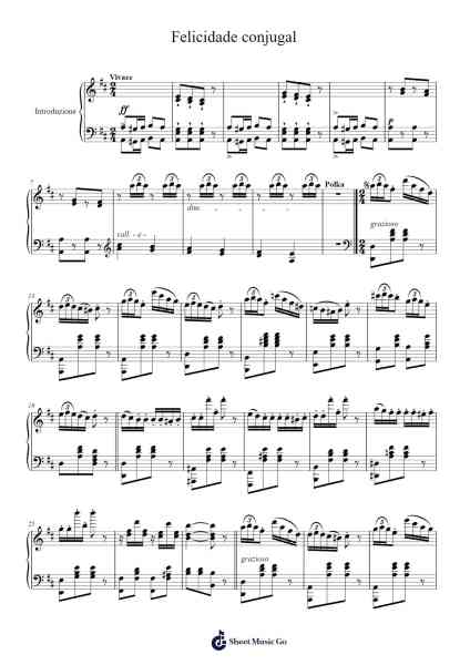 Felicidade conjugal Sheet Music by Raphael Coelho Machado-Arr.Aumeo Glennrine