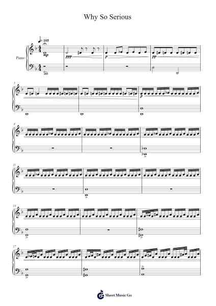 Why So Serious Sheet Music by Hans Zimmer/James Newton Howard-Arr.Hoyving