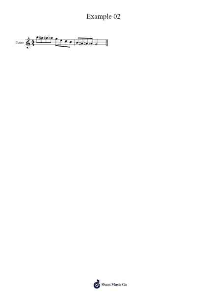 Example 02 Sheet Music by Joe Pass-Arr.Bushple