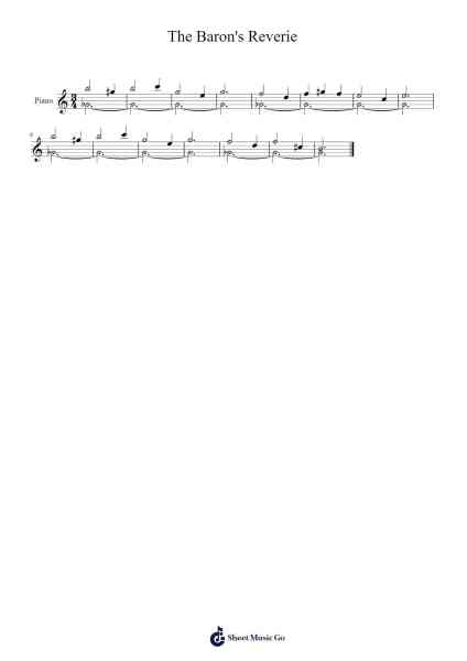 The Baron's Reverie Sheet Music by Colton Berry-Arr.Joypoe Willze