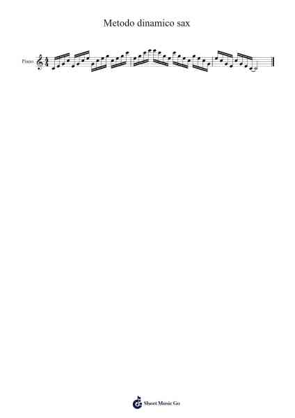 Metodo dinamico sax Sheet Music by xxxxx-Arr.Calgram Louikim